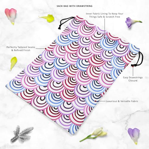 Image of ArtzFolio Abstract Doodles D2 | Reusable Sack Bag | Bag for Gym, Storage, Vegetable & Travel