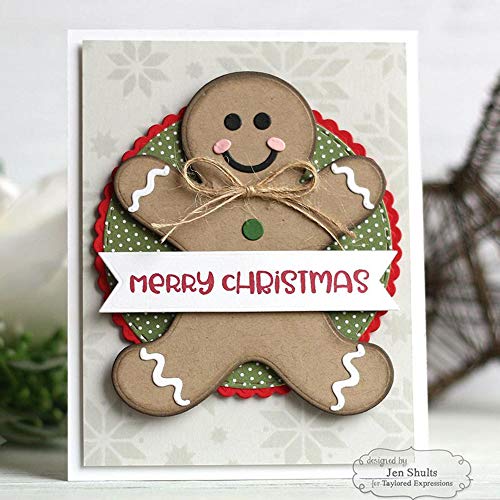 Metal Embossing Gingerbread Man Cutting Dies Stencils Christmas Dies Cuts for DIY Crafts, Scrapbooking, Photo, Present, Greeting Cards Albums - Thumbnail 4