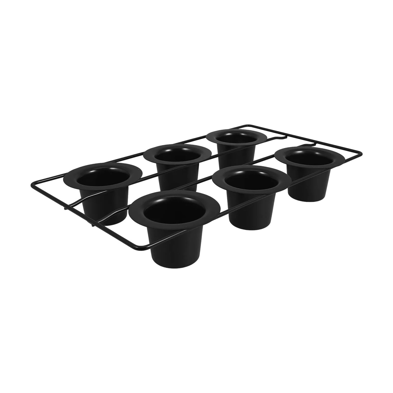 Hochwertige, Antihaftbeschichtete Muffinform Aus Schwarzem Karbonstahl, Robuste, Tiefe Cupcake-Form For Backen Von Muffins, Cupcakes, Popovers Im Ofen