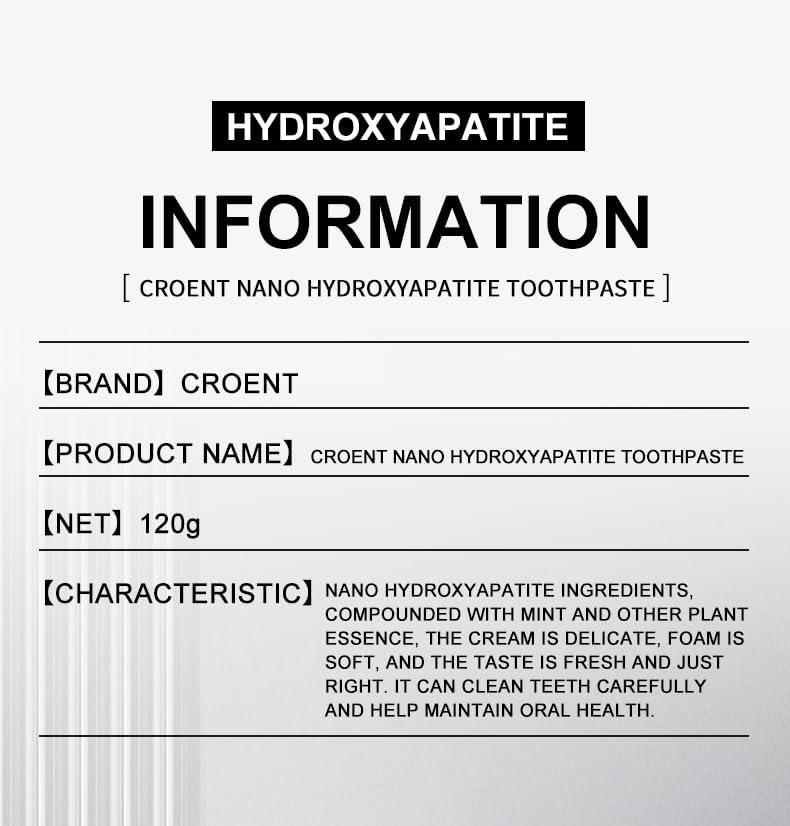 Nano Hydroxyapatite Toothpaste 7.5% nHAP, 4.23 oz – Enamel-Strengthening • Fluoride-Free • Natural Peppermint • Ideal for Sensitive Teeth - Image 8
