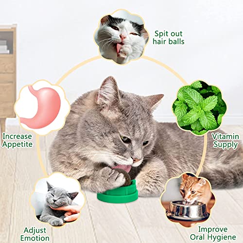 Sinrobo 3 Pack Catnip Balls, Catnip Ball For Cats Wall, Edible Kitty Toys For Cats Lick, Safe Healthy Kitten Chew Toys thumb #2