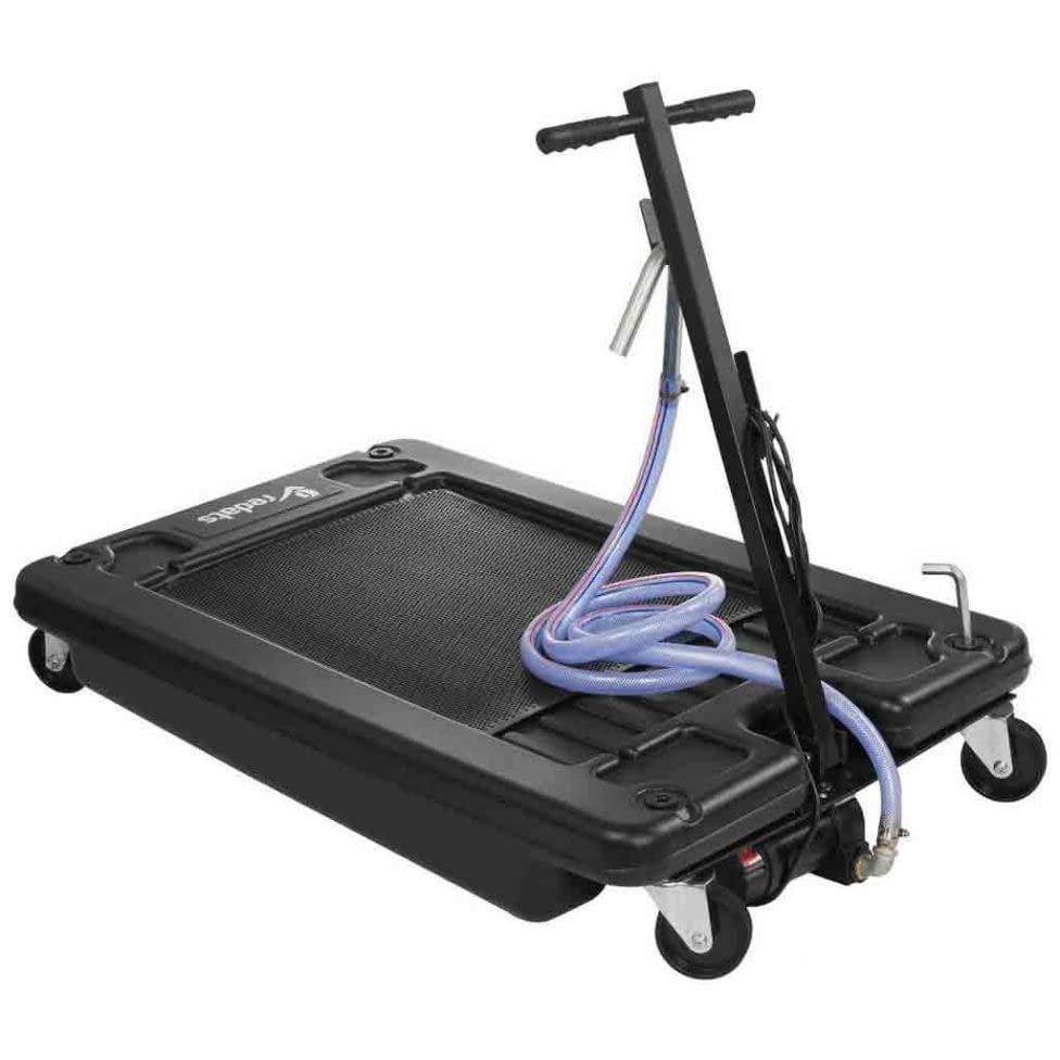 Recuperatore di olio mobile usato con pompa elettrica 64 litri