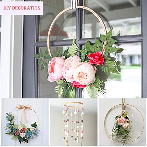 PTCOME PCS Anelli di bambù con 5 Dimensioni