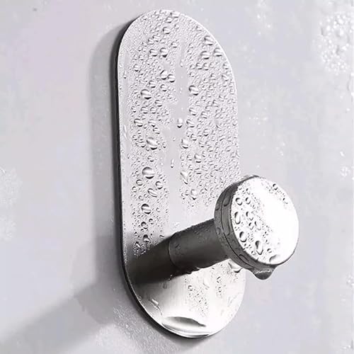Kit 4 Suportes Banheiro Inox304 Lavabo Aço Escovado Sem Furo (Prateado)