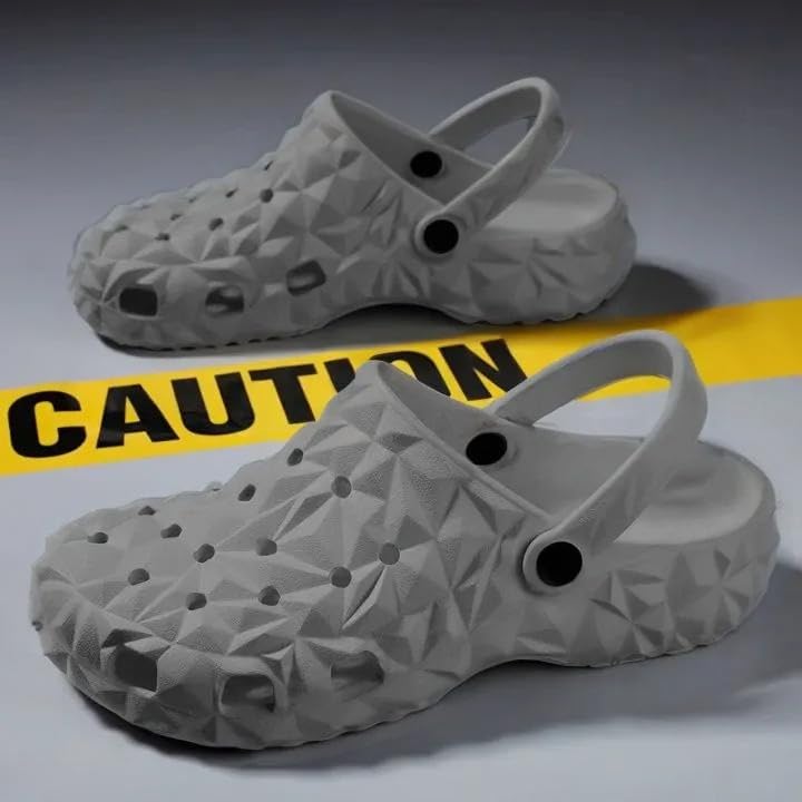 Image of Men's Everyday Use Mules Eva Clogs Slip-On Classic Flexible Casual Anti-Skid Clogs Shoes Adjustable Back Strap