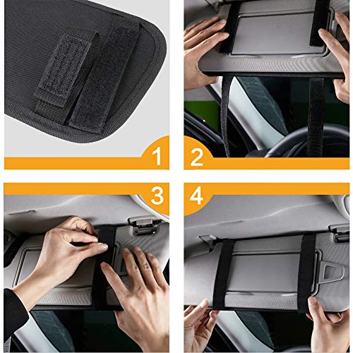 LIVANS Car Sun Visor Organizer Molle Panel