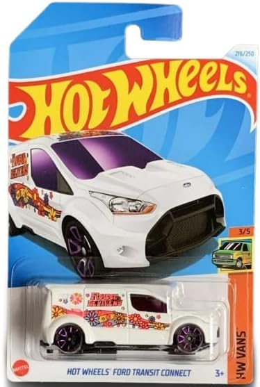 Image of Hot Wheels Car Ages 3 and Up (Ford Transit Connect)