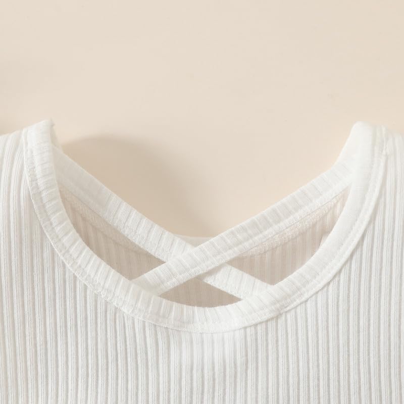 Toddler Girl Tulle Dress Summer Ruffle Sleeveless Baby Girl Fashion Casual Dresses 3 Months-3T4