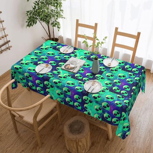 Nappe extraterrestres verts lavable pour protéger la table des dîners et fêtes - 2