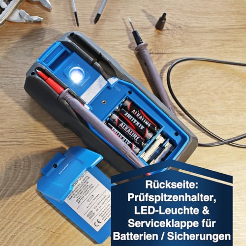 PeakTech P 3350 – True RMS Multimeter mit Digital Anzeige – Strommessgerät mit 6000 Counts –...