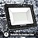 MORSEN 2 Pack 200W LED Flood Light, 20000lm Super Bright Security Lights, UL Certificated Plug, IP66 Waterproof Outdoor Flood Light, 5000K Daylight White Floodlight for Yard, Garden, Garages