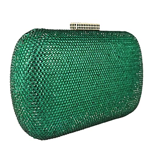 Image of Boutique De FGG Mini Rhinestone Clutch Purse,Evening Bags and Clutches for Women Formal,Crystal Clutch Bag Wedding Handbags