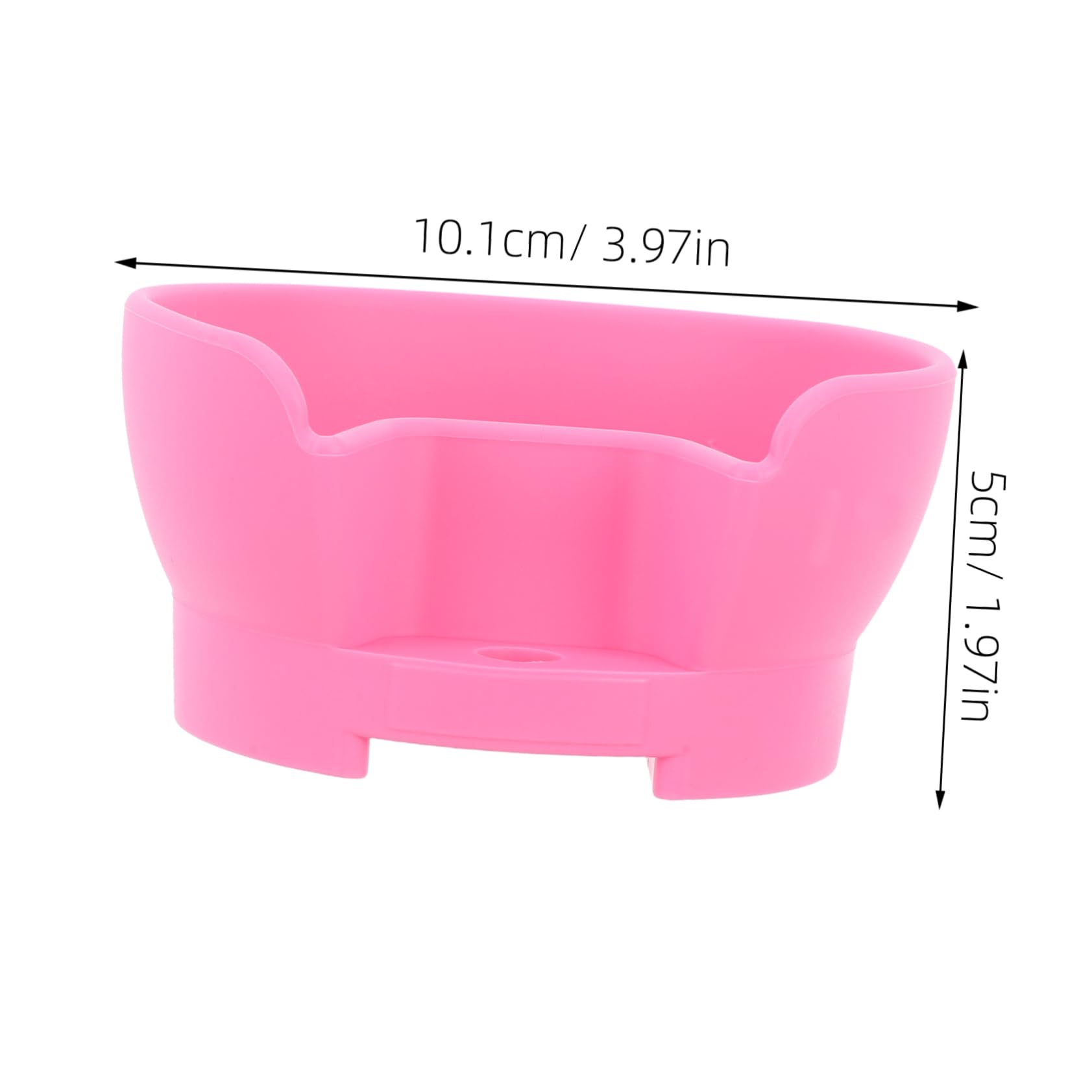 BESTYASH Snack Bowl for Tumbler Reusable Snack Tray with Straw Fruit Storage Dish Compact Design for Convenient Holding Water Cup Accessory