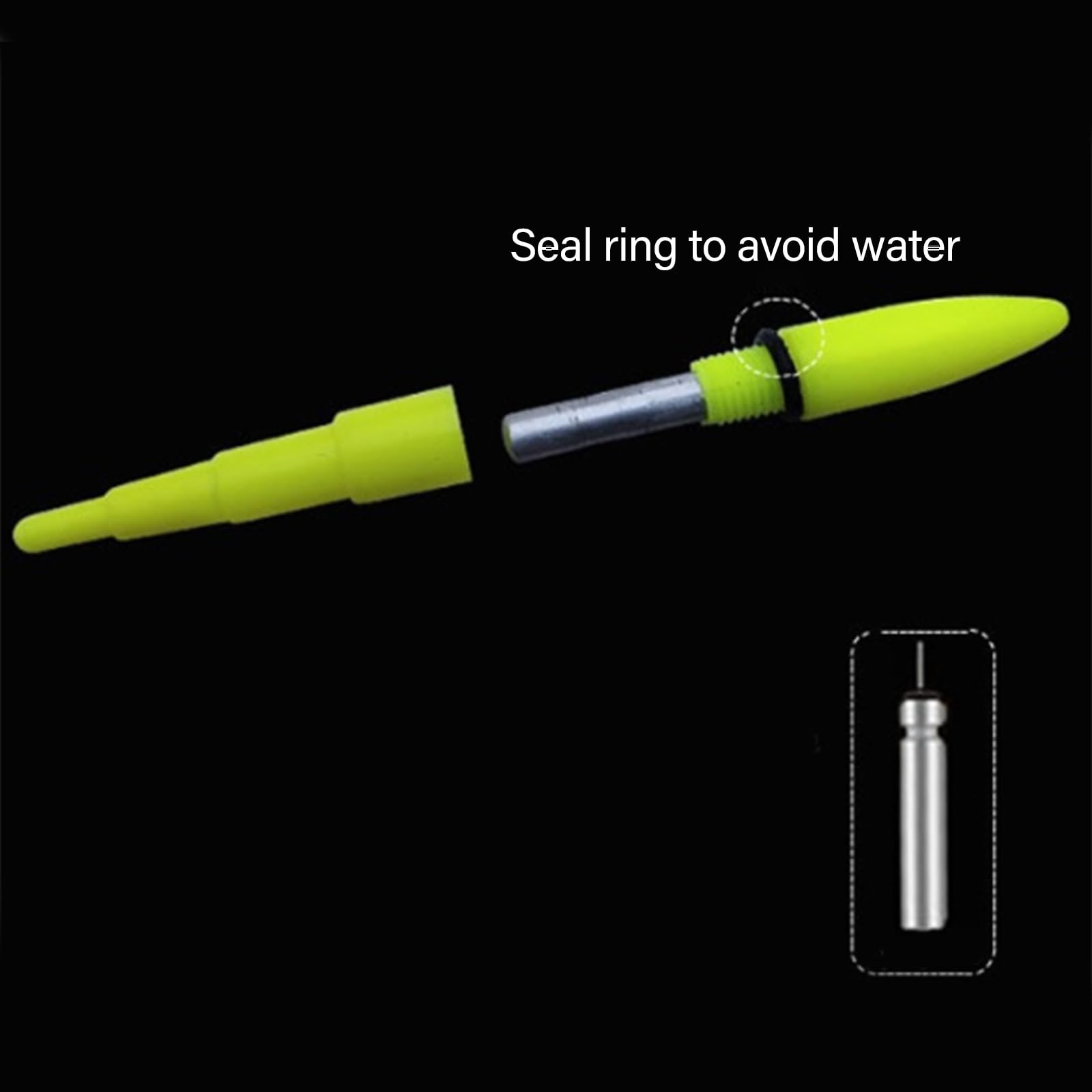 10 barras de pesca con punta incandescente impermeable LED barra de noche luz luminosa en accesorio grande LED Glow Stick Outdoor Nights Peces