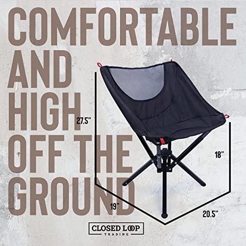 Closed Loop Trading Portable Compact Quick Setup Outdoor Camping Chair (Blue) #TOP3