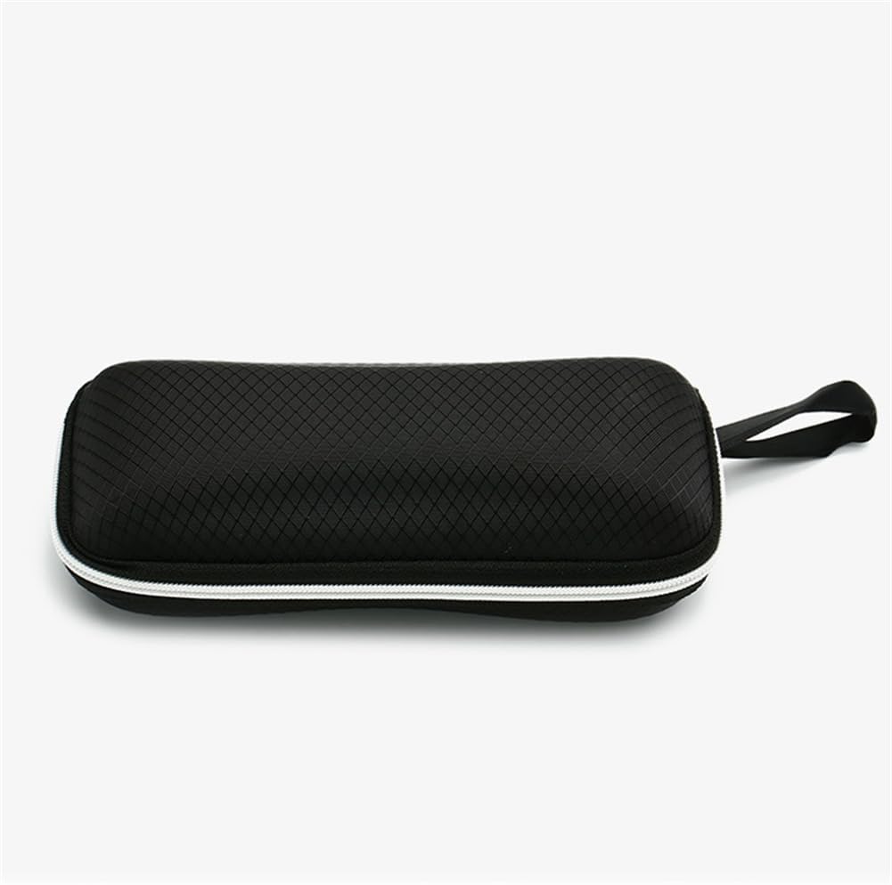 Semi-Hard Shell Sunglasses Case，Portable Zipper Eyeglasses Case，Protective Box For Glasses，Includes a storage bag and glasses wiping cloth
