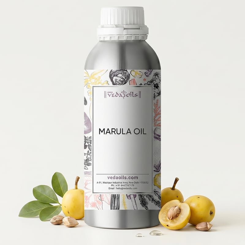 Image of VedaOils Marula Oil 100ml | 100% Pure & Natural Marula Oil for Face, Hair & Skin | Hydrates, Nourishes & Promotes Healthy Hair and Glowing Skin