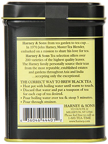 Harney & Sons Chocolate Black Tea, Florence, Hazelnut, 4 Ounce #TOP4