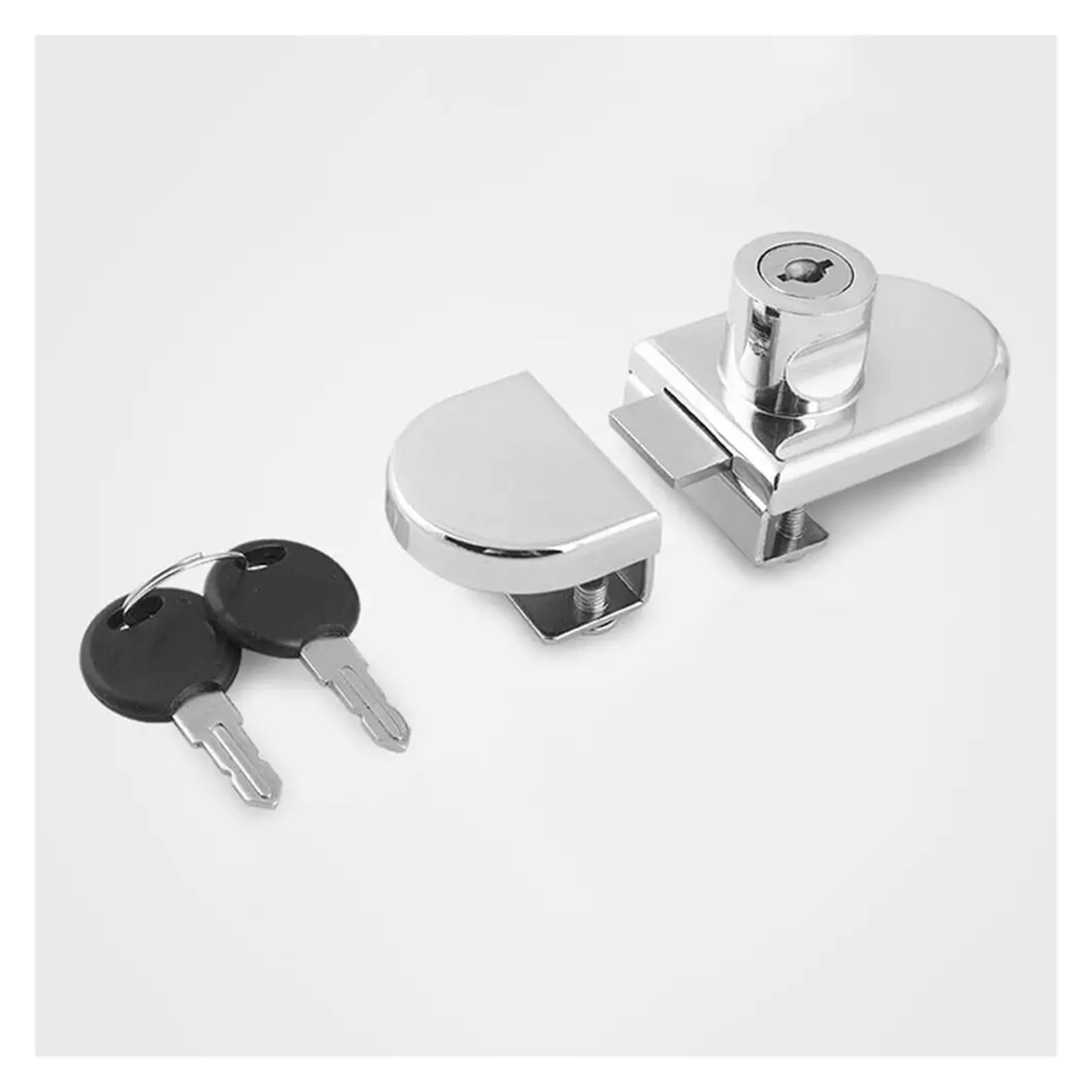 Cerradura Para Puerta De Vidrio Cerradura deslizante abierta doble for exhibición de gabinete, cerradura puerta vidrio, for(Color 7)