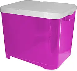 Furacão Pet Porta Ração Rosa Para 15 Kgs -