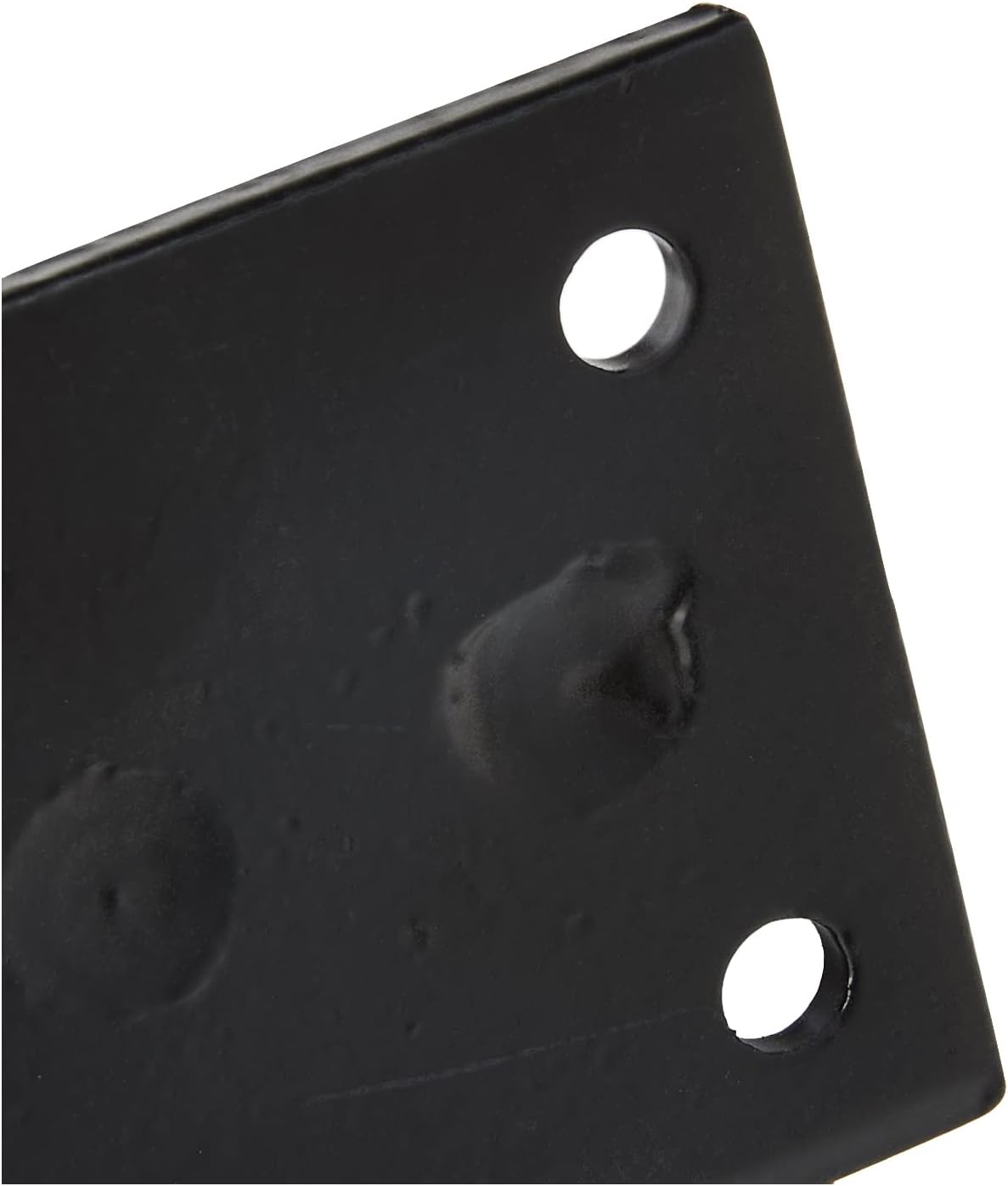 Merriway BH04490 8mm Heavy Duty Steel Staple on Plate for Chain etc, 50x50mm - Black Steel