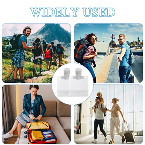 embalagem loção viagem, Recipientes viagem para produtos higiene pessoal, Bolsas Squeeze 30ml/50ml/1