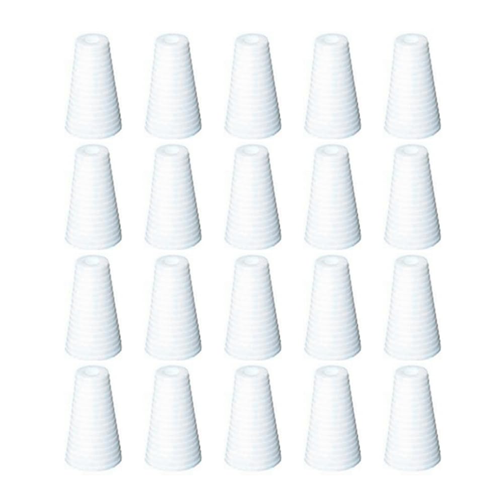 cdymrl 20PCS Blind Pull Cord Knobs White Blind Cord Holder White Pull Cord Pendants Downward End Window Blind Pull Cord Pendant