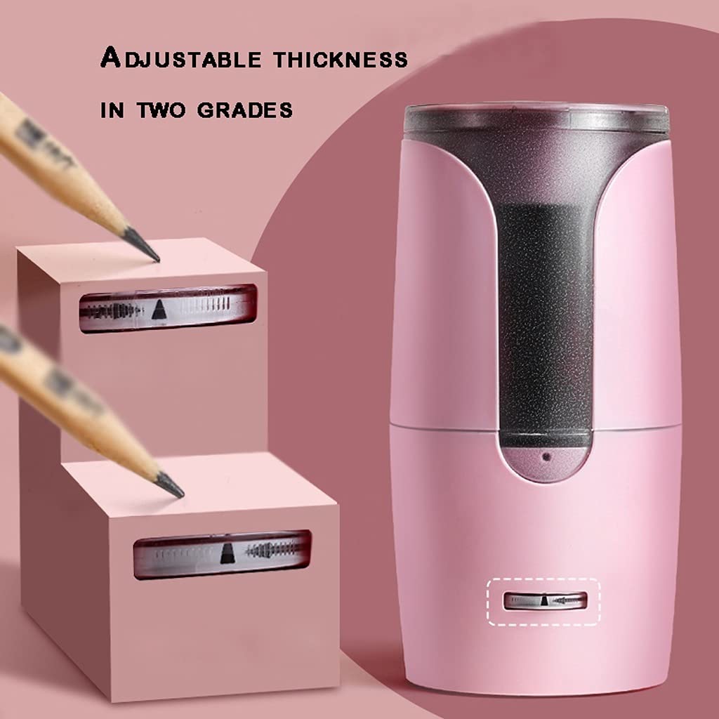 temperamatite Affilatrice elettrica Affilatrice Semplice e Creativa USB con Lama a Spirale più Forte la Migliore Temperatura della Scuola Portatile Temperino (Color : B)