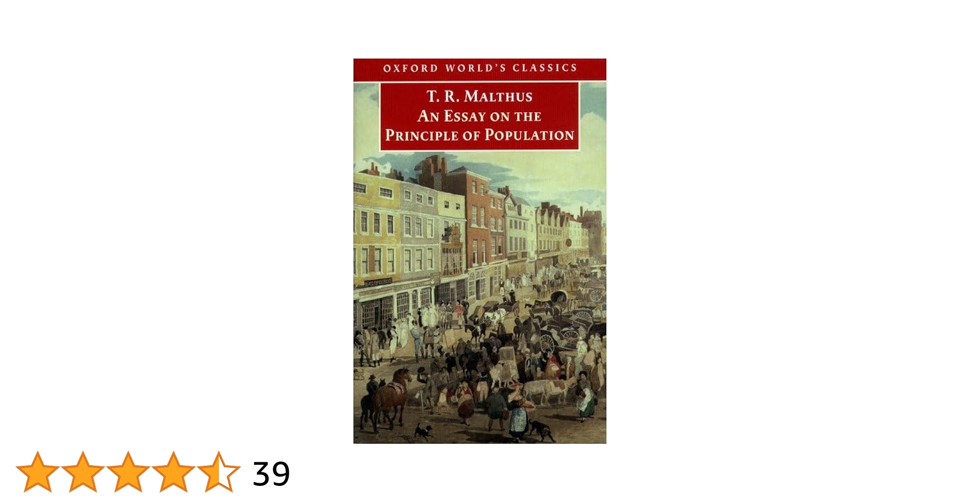 ビジネス・経済 AN ESSAY ON THE PRINCIPLE OF POPULATION An Essay on the Principle of Population: The 1803 Edition