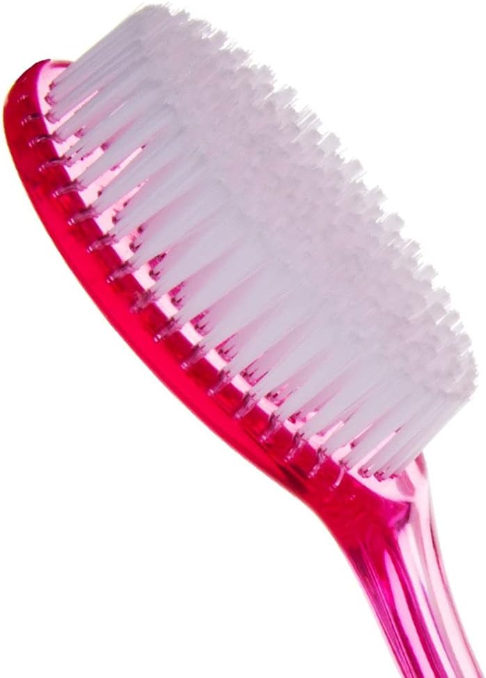 2 Random Colors ALAZCO Bath Brush Back Scrub Scrubber Shower Body Skin Exfoliating 13.5" Long Handle