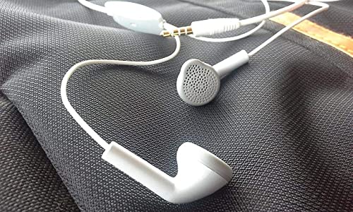 Image of Compatible Wired Earphones with Mic | 3.5mm Jack | Pure Bass Sound | One Button Control | Comfortable in-Ear Fit | Works with Android & iOS Devices