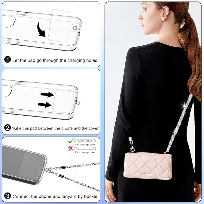 Image of AccuPrints Crossbody Utility Phone Lanyard - Strap