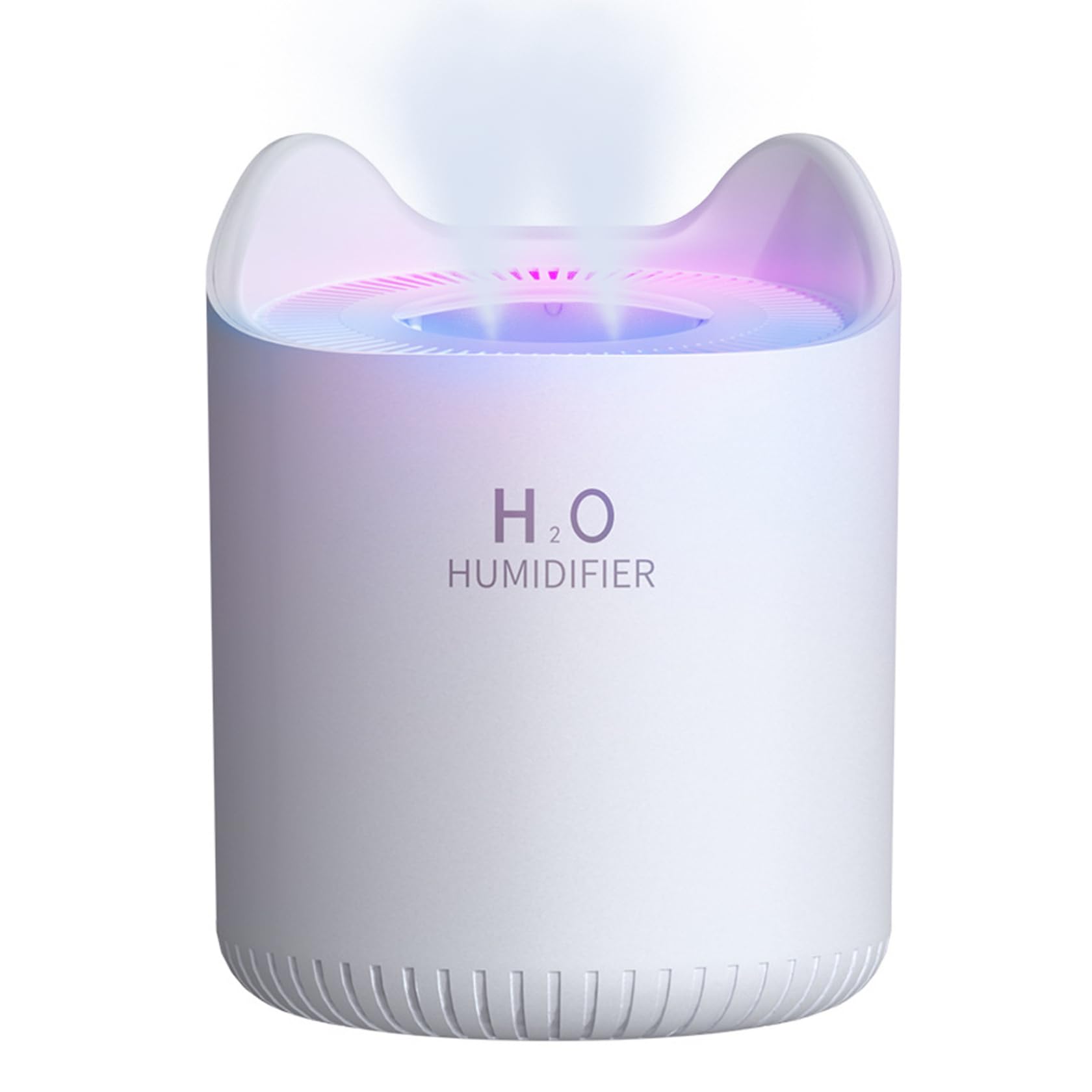 Humidificateur d'air 4,5L silencieux blanc avec 2 buses et arrêt automatique pour la chambre