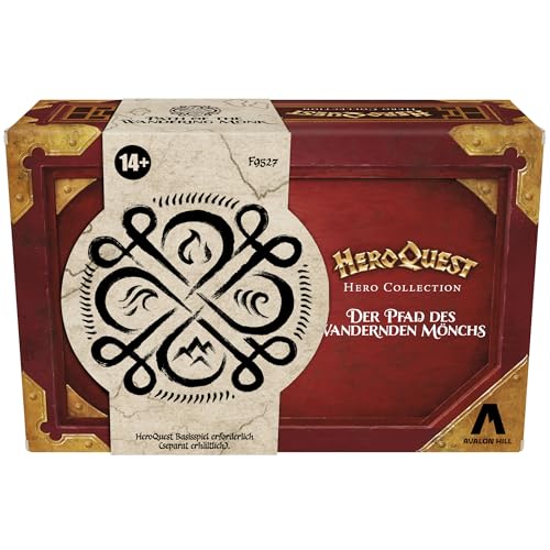 Avalon Hill HeroQuest Hero Collection The Path of the Wandering Monk Figures, HeroQuest Base Game Required (Sold Separately) - German Version Avalon Hill HeroQuest Hero Collection The Path of the Wandering Monk Figures, HeroQuest Base Game Required (Sold Separately) - German Version