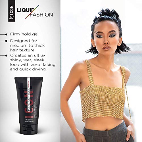 K I.c.o.n. Mane Control, Hairstyling Gel. Give Firm Hold For A Sleek Look #TOP2