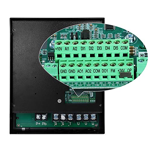 LAPOND High Performance Variable Frequency Drive VFD Inverter VFD Drive 10HP 7.5KW 220V 32A for Motor Speed Control,V8 Series(7.5KW)
