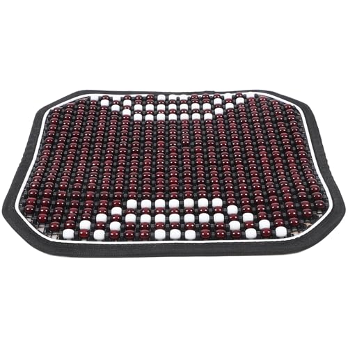 Cojín de cuentas de madera resistente para coche