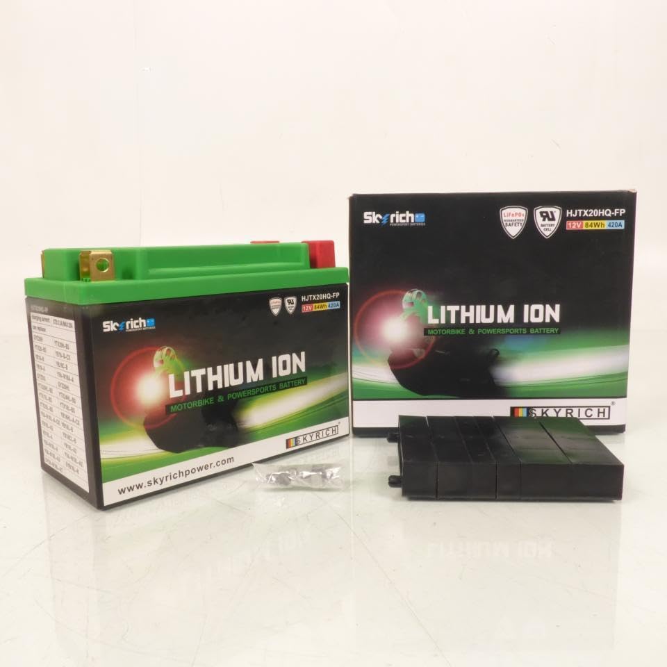 Batterie Lithium Skyrich YTX20L-BS 12V 7Ah pour Quad Yamaha 600