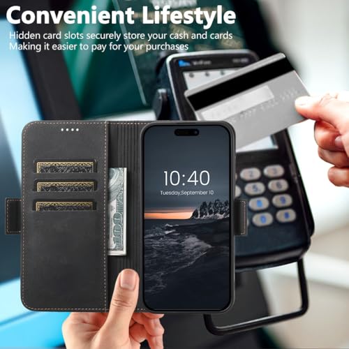 Étui portefeuille iPhone 17 Pro Max pour vos déplacements - 4