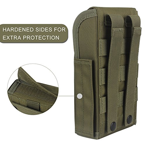 Kosibate 25 Round Shotgun Shotshell Reload Holder Molle Pouch For 12 Gauge/20G(Green) #TOP6