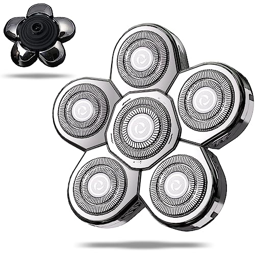 Rasoir homme chauve lames de rechange tête de rasoir électrique têtes 6D
