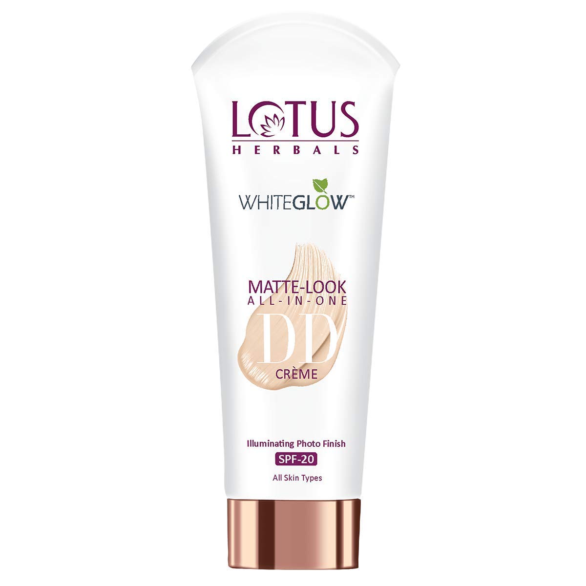 Whiteglow Matte Look All In One DD Cream - Pink Beige | SPF 20 | All Skin Types | 30g