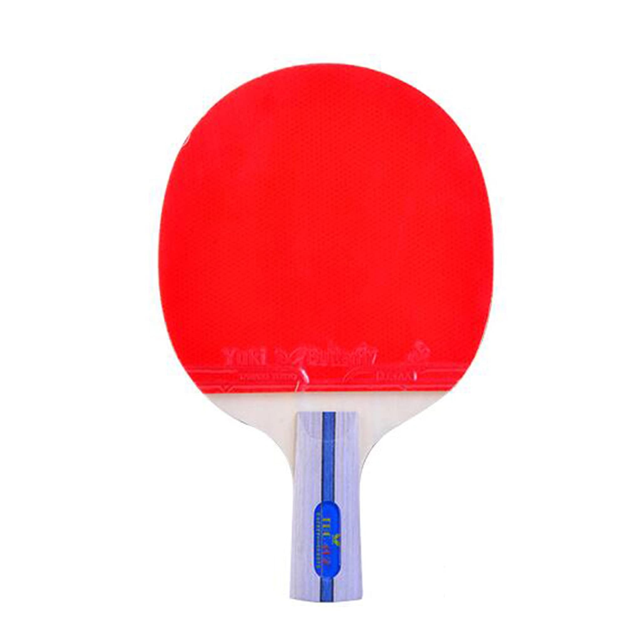 Table Tennis Bats, Professional Ping Pong Paddle with Bat Case ITTF Approved Rubber Racket(Short Handle)