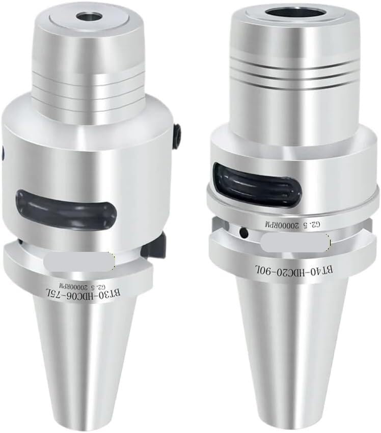 BT30 BT40 Hydraulic Tool Holder for CNC Machining Center - Precision Spindle Handle with 0.003mm Accuracy,1pcs(BT40-PHC8-90L)