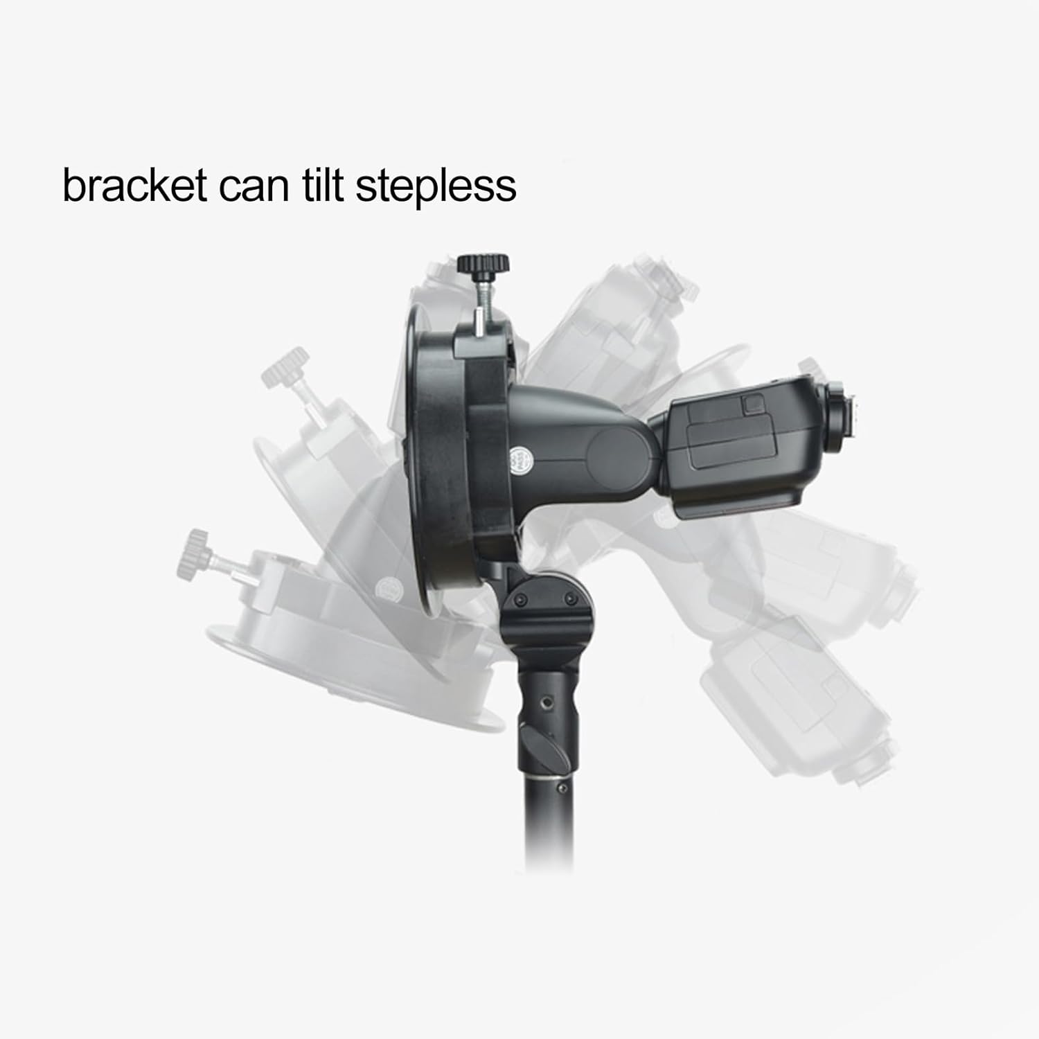 Camera Flash Bracket for Godox V850 V860III TT685, for Bowens S Type Mount, Adjustable Knob, S Type Bracket Updated Version for Bowens Mount Holder