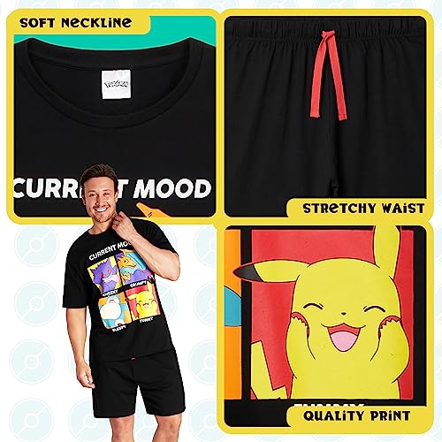 Pokemon Mens Pyjamas Set Summer Teenagers Pikachu PJsLounge Wear Soft Breathable Gifts for Men4