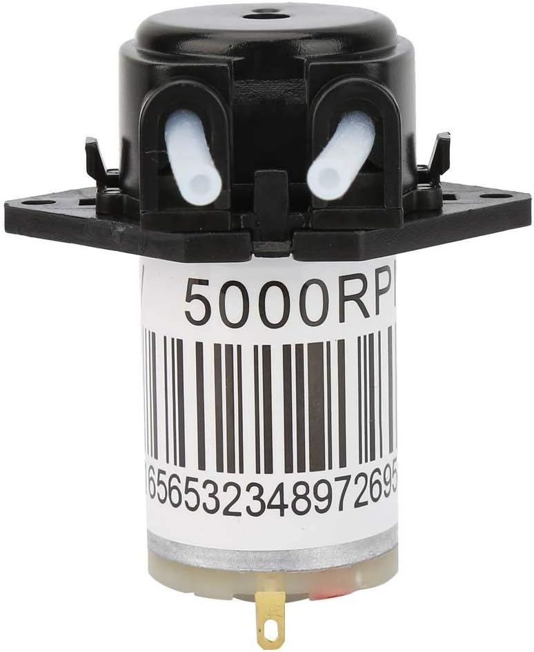 6V Peristaltic Pump, Water Peristaltic Pump for Aquarium Lab Analytical, Biochemical Analysis, Fine Chemicals, Biotechnology(6V Flat)