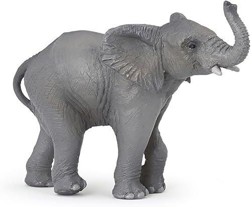 Miniatura 9 de Papo - Figura pintada a mano - Reino animal salvaje - Elefante joven -50225 - Coleccionable - para niños - Adecuado para niños y niñas - a partir de