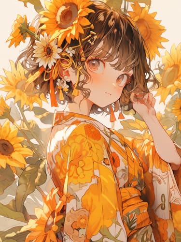 G hGLbg 40x50cm t[Xbl̎ A[g S qp DIYyCg ANG̋t |  CeA ǏApaint by numbers for adults with frameAЂ܂̏