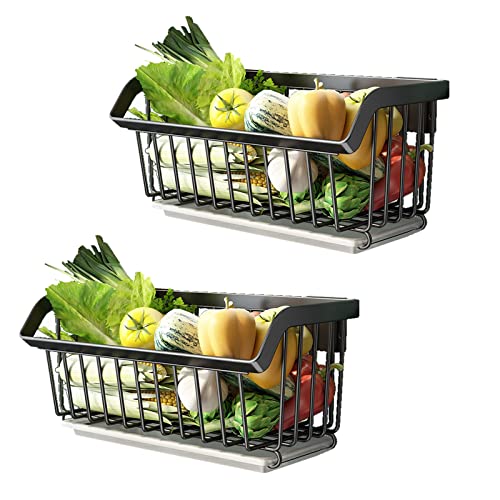 Soporte for frutero, estante for verduras for cocinas, estante for frutas y verduras montado en la pared, canasta for frutas y verduras for cocina, canastas for verduras for cebollas y papas, acero in